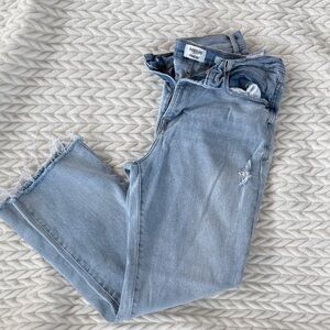 Kensie Vibtage Luxe Light Blue Cropped Jeans